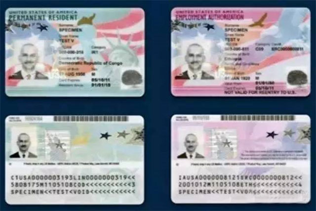 美国新版绿卡抢先看，5月1日开始发放