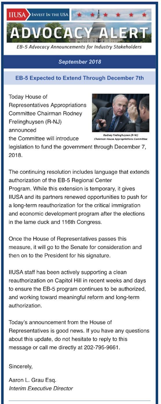 EB-5第NNN次搭车，延期至12月7日